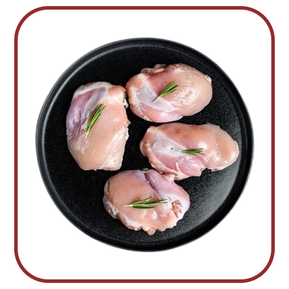 Raw Chicken Thighs Pieces